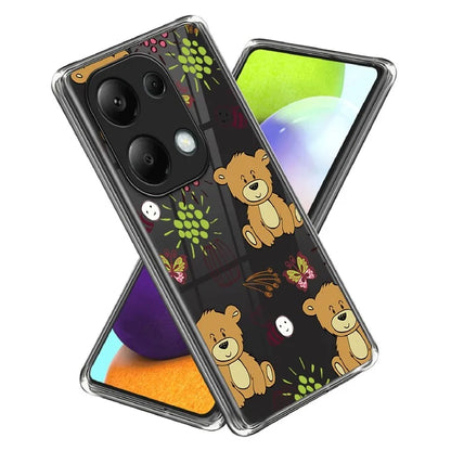 For Xiaomi Redmi Note 13 Pro 4G / Poco M6 Pro 4G Back Case Anti-drop TPU Pattern Printing Phone Protector