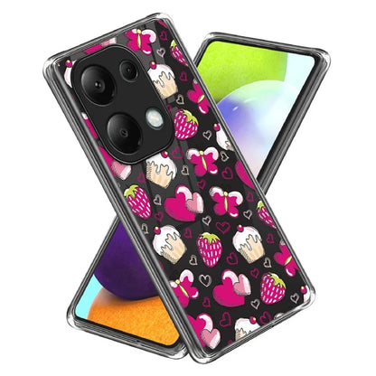 For Xiaomi Redmi Note 13 Pro 4G / Poco M6 Pro 4G Back Case Anti-drop TPU Pattern Printing Phone Protector