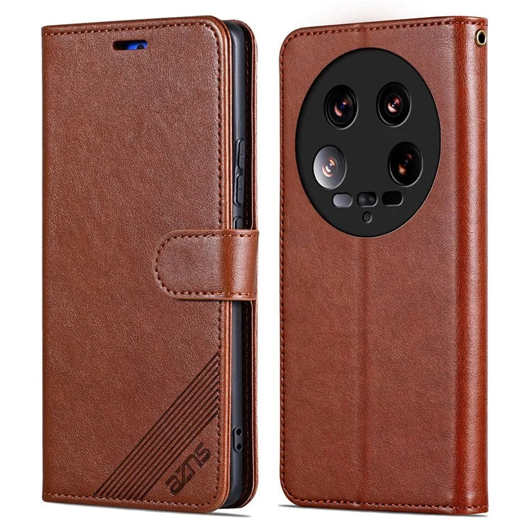 AZNS For Xiaomi 14 Ultra Case Stand Wallet Shockproof Leather Phone Cover