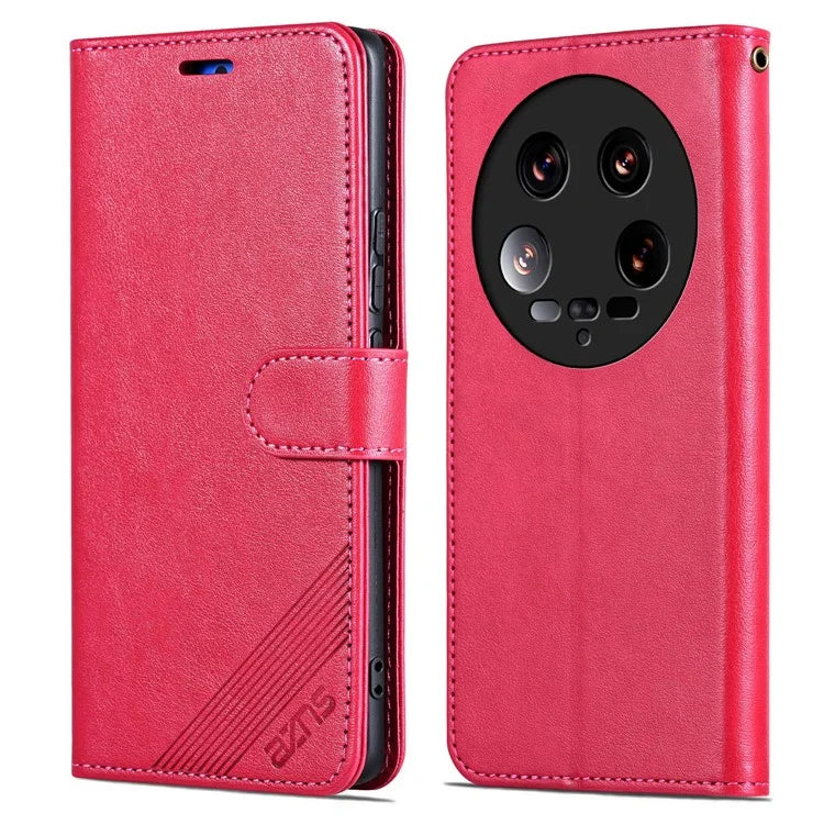 AZNS For Xiaomi 14 Ultra Case Stand Wallet Shockproof Leather Phone Cover