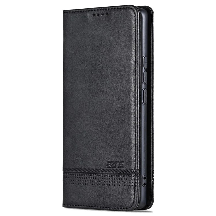 AZNS For Honor Magic6 5G Case Wallet Cowhide Texture PU Leather Phone Cover