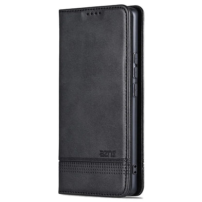 AZNS For Honor Magic6 5G Case Wallet Cowhide Texture PU Leather Phone Cover