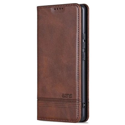 AZNS For Honor Magic6 5G Case Wallet Cowhide Texture PU Leather Phone Cover
