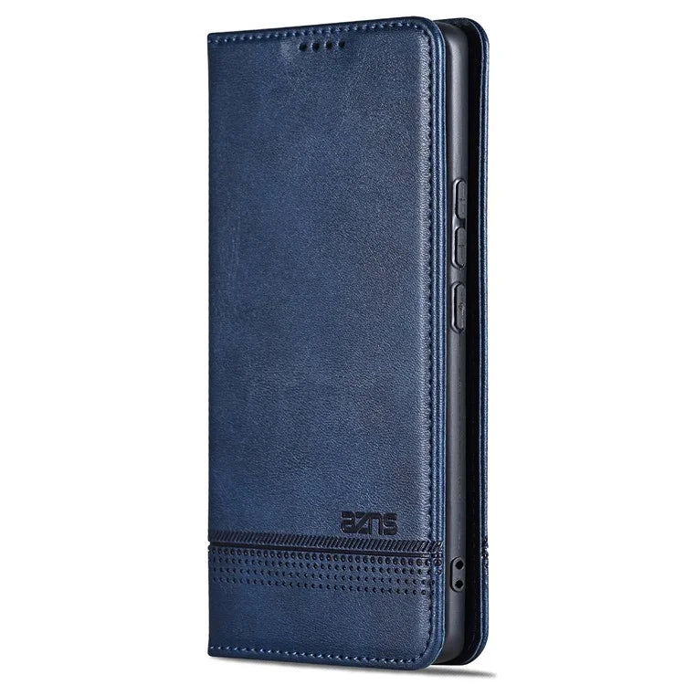 AZNS For Honor Magic6 5G Case Wallet Cowhide Texture PU Leather Phone Cover