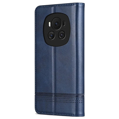 AZNS For Honor Magic6 5G Case Wallet Cowhide Texture PU Leather Phone Cover