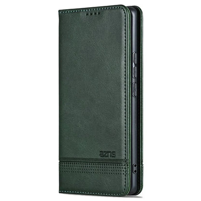 AZNS For Honor Magic6 5G Case Wallet Cowhide Texture PU Leather Phone Cover