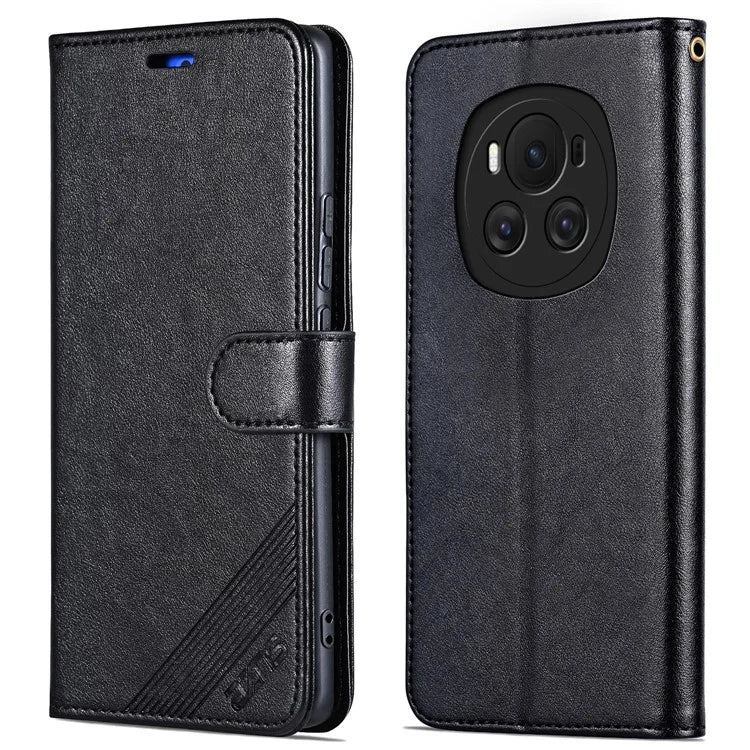 AZNS For Honor Magic6 5G Case Flip Wallet Phone Leather Cover with Folding Stand