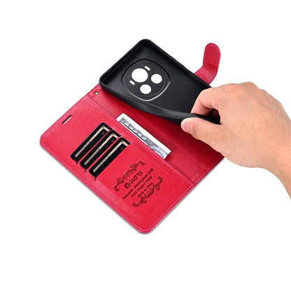 AZNS For Honor Magic6 5G Case Flip Wallet Phone Leather Cover with Folding Stand