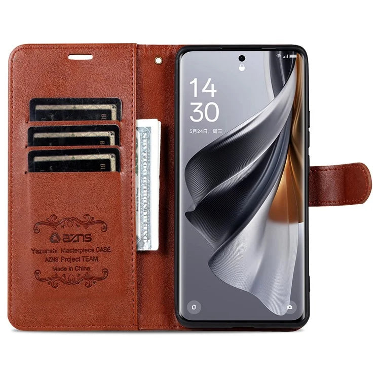 AZNS For vivo S18e 5G Case PU Leather + TPU Flip Wallet Phone Cover