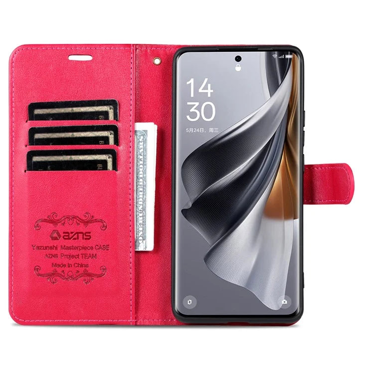 AZNS For vivo S18e 5G Case PU Leather + TPU Flip Wallet Phone Cover