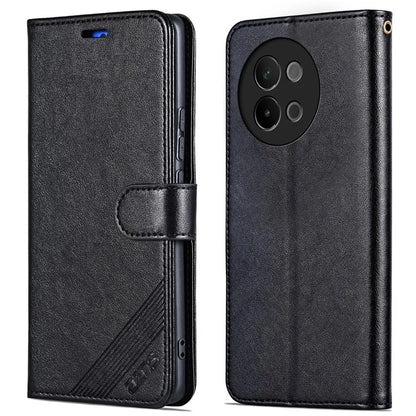 AZNS For vivo S18e 5G Case PU Leather + TPU Flip Wallet Phone Cover