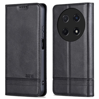 AZNS For Huawei nova 12i 4G / Enjoy 70 Pro Case Leather Cowhide Texture Wallet Phone Cover