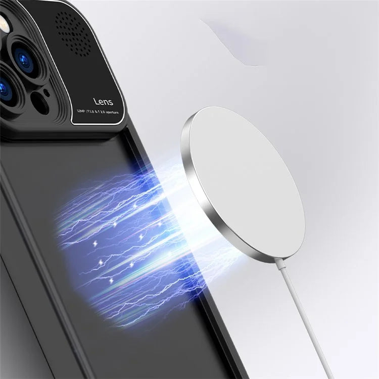 For iPhone 14 Pro Max Case Silicone Drop-proof Phone Cover with Aromatherapy Tablet