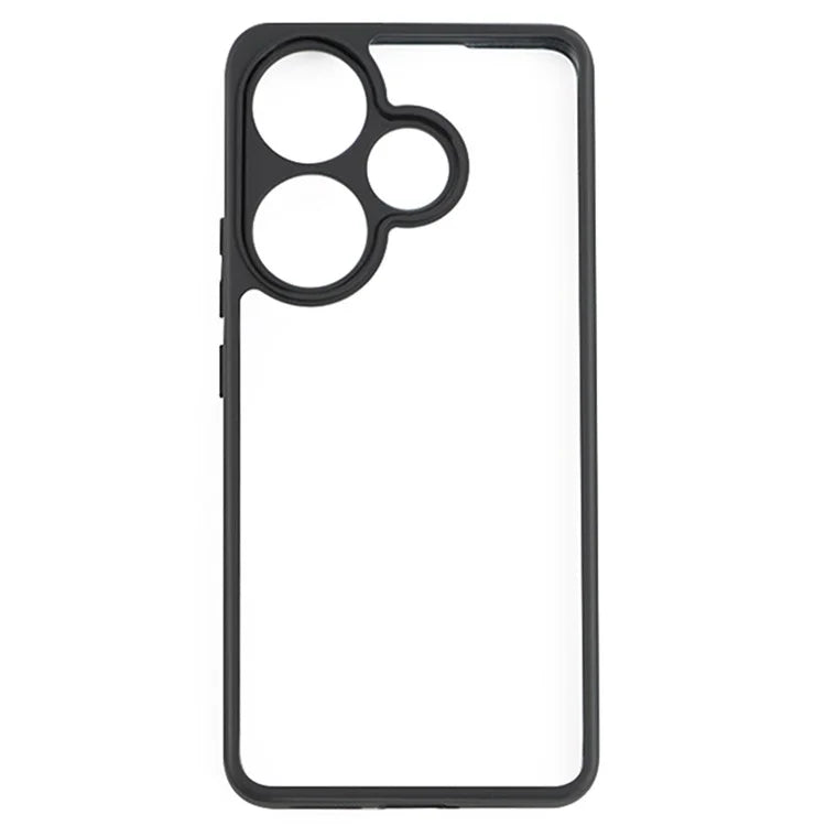 For Xiaomi Redmi Turbo 3 5G / Poco F6 5G Clear Case TPU+PC Protective Phone Cover