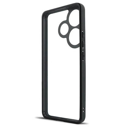 For Xiaomi Redmi Turbo 3 5G / Poco F6 5G Clear Case TPU+PC Protective Phone Cover
