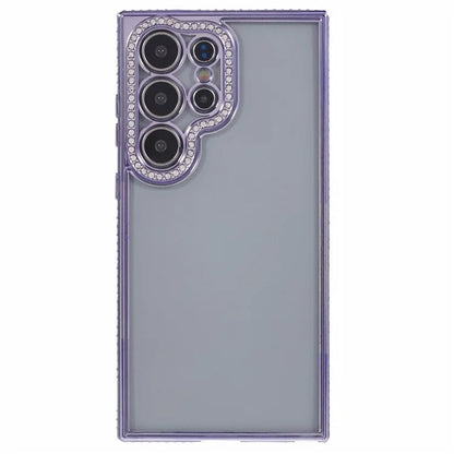 For Samsung Galaxy S22 Ultra 5G Case Bling Rhinestones Soft TPU Phone Cover