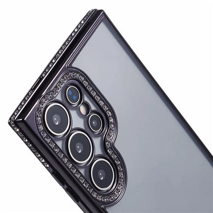 For Samsung Galaxy S22 Ultra 5G Case Bling Rhinestones Soft TPU Phone Cover