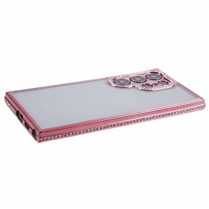 For Samsung Galaxy S22 Ultra 5G Case Bling Rhinestones Soft TPU Phone Cover