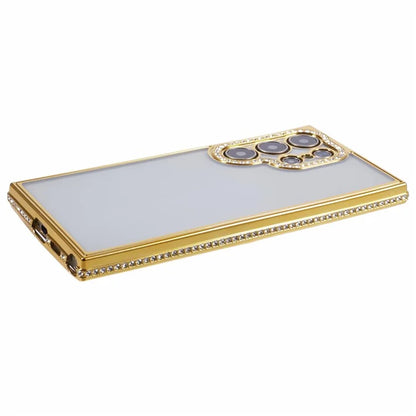 For Samsung Galaxy S22 Ultra 5G Case Bling Rhinestones Soft TPU Phone Cover