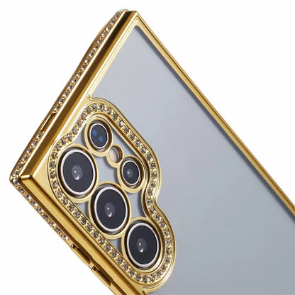 For Samsung Galaxy S22 Ultra 5G Case Bling Rhinestones Soft TPU Phone Cover