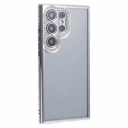 For Samsung Galaxy S22 Ultra 5G Case Bling Rhinestones Soft TPU Phone Cover