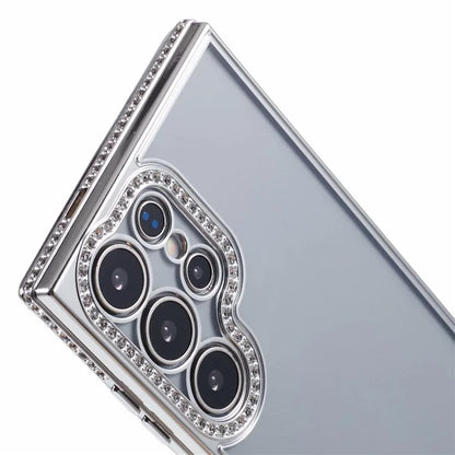 For Samsung Galaxy S22 Ultra 5G Case Bling Rhinestones Soft TPU Phone Cover