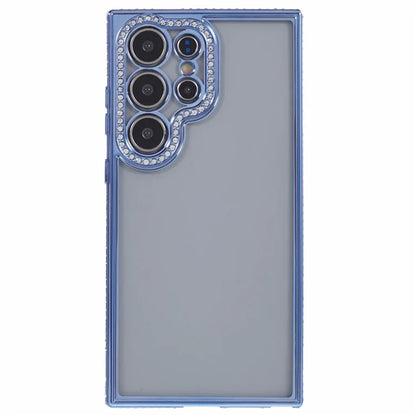 For Samsung Galaxy S22 Ultra 5G Case Bling Rhinestones Soft TPU Phone Cover