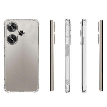 For Xiaomi Redmi Turbo 3 5G / Poco F6 5G TPU Case Clear Airbag Protection Phone Shell