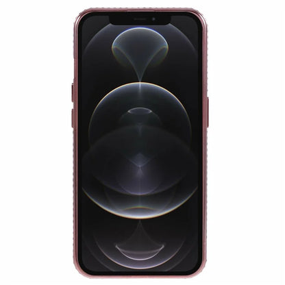 For iPhone 12 Pro 6.1 inch Case Rhinestones Decor Shockproof TPU Phone Cover
