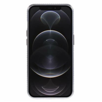 For iPhone 12 Pro Max Anti-Scratch Phone Case Rhinestones Decor TPU Phone Cover