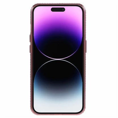 For iPhone 14 Pro TPU Case Rhinestones Decor Drop-proof Cell Phone Cover