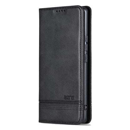 AZNS For Xiaomi 14 Ultra Leather Case Cowhide Texture Stand Wallet Phone Cover