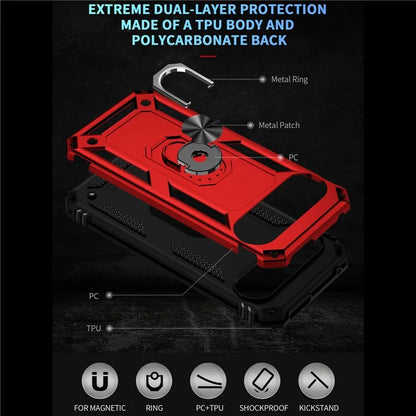 For Google Pixel 9 Pro XL Case Shockproof Kickstand PC+TPU Phone Cover