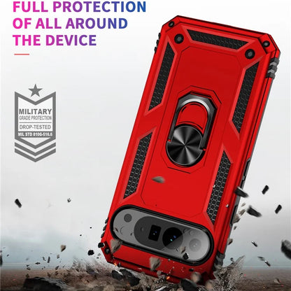 For Google Pixel 9 Pro XL Case Shockproof Kickstand PC+TPU Phone Cover