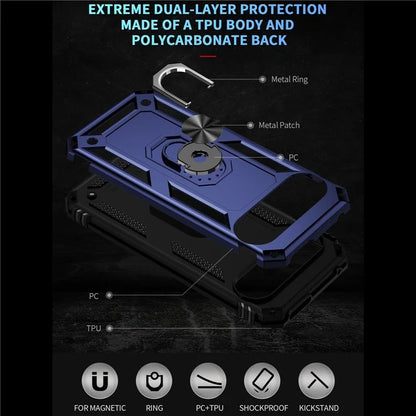 For Google Pixel 9 Pro XL Case Shockproof Kickstand PC+TPU Phone Cover