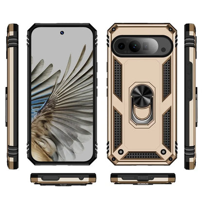 For Google Pixel 9 Pro XL Case Shockproof Kickstand PC+TPU Phone Cover