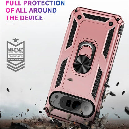 For Google Pixel 9 Pro XL Case Shockproof Kickstand PC+TPU Phone Cover