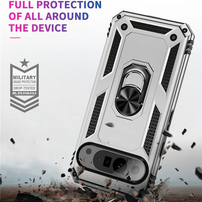 For Google Pixel 9 Pro XL Case Shockproof Kickstand PC+TPU Phone Cover