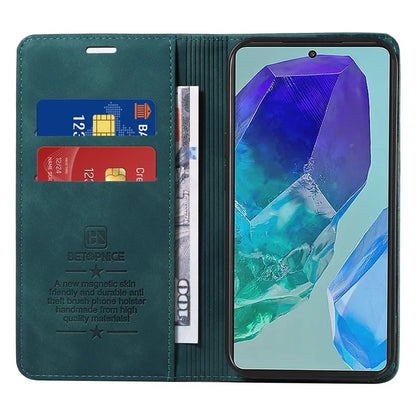 BETOPNICE 003 For Samsung Galaxy M55 5G / C55 5G / F55 5G Case Magnetic Closing Leather Cover RFID Blocking Wallet
