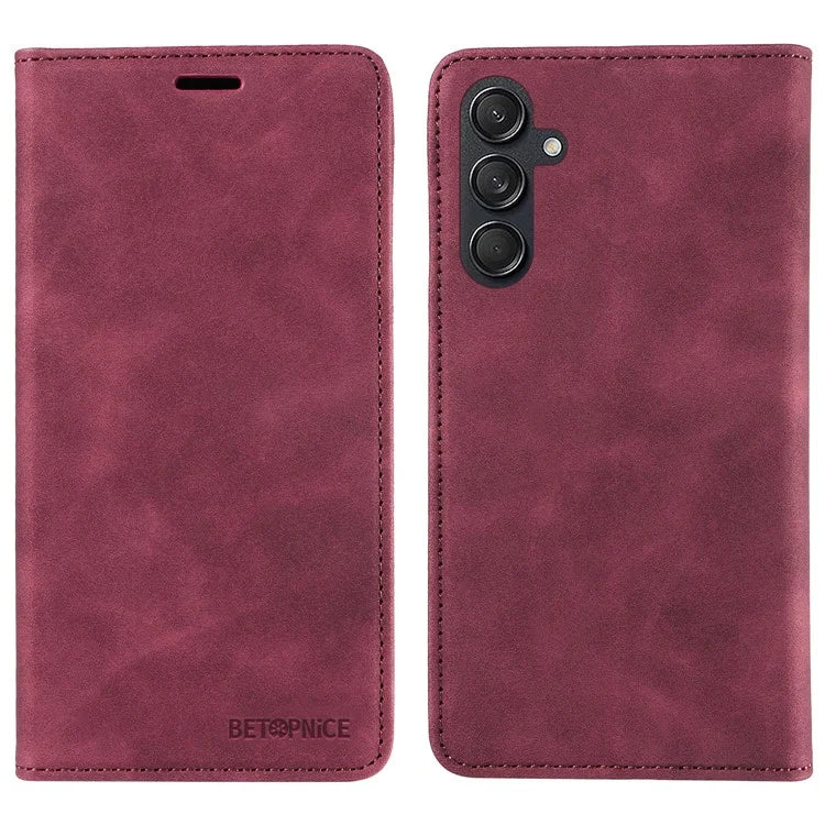 BETOPNICE 003 For Samsung Galaxy M55 5G / C55 5G / F55 5G Case Magnetic Closing Leather Cover RFID Blocking Wallet