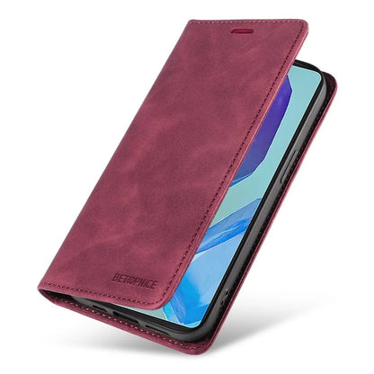 BETOPNICE 003 For Samsung Galaxy M55 5G / C55 5G / F55 5G Case Magnetic Closing Leather Cover RFID Blocking Wallet