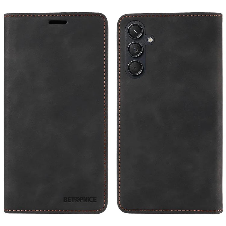 BETOPNICE 003 For Samsung Galaxy M55 5G / C55 5G / F55 5G Case Magnetic Closing Leather Cover RFID Blocking Wallet