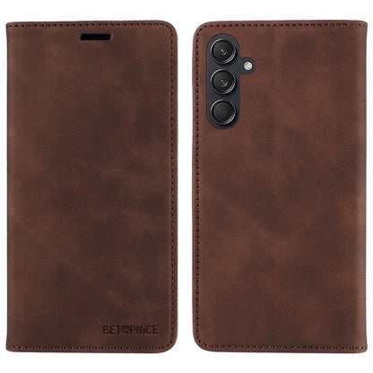 BETOPNICE 003 For Samsung Galaxy M55 5G / C55 5G / F55 5G Case Magnetic Closing Leather Cover RFID Blocking Wallet