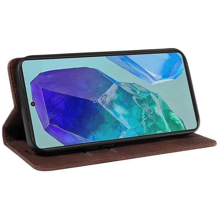 BETOPNICE 003 For Samsung Galaxy M55 5G / C55 5G / F55 5G Case Magnetic Closing Leather Cover RFID Blocking Wallet