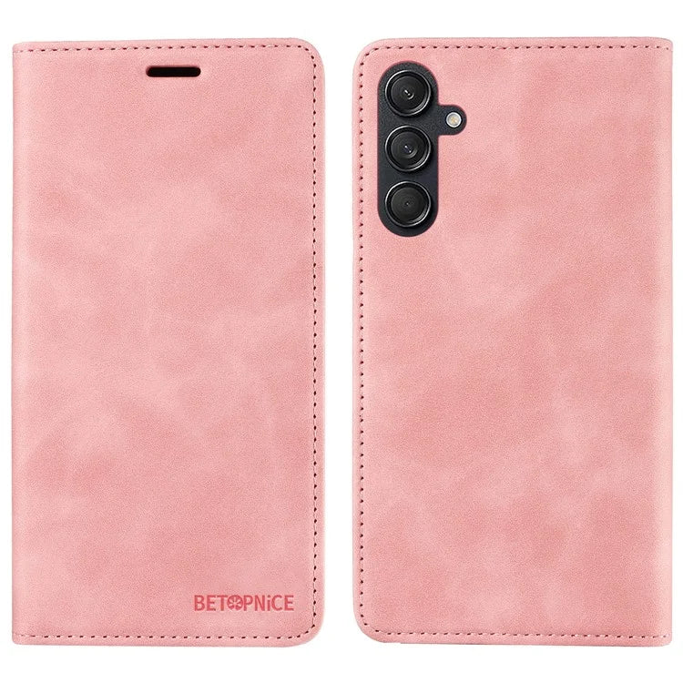BETOPNICE 003 For Samsung Galaxy M55 5G / C55 5G / F55 5G Case Magnetic Closing Leather Cover RFID Blocking Wallet