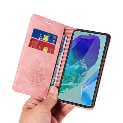 BETOPNICE 003 For Samsung Galaxy M55 5G / C55 5G / F55 5G Case Magnetic Closing Leather Cover RFID Blocking Wallet