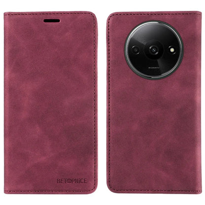 BETOPNICE 003 For Xiaomi Redmi A3 / Poco C61 4G Case RFID Blocking Wallet Leather+TPU Phone Protector