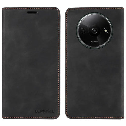 BETOPNICE 003 For Xiaomi Redmi A3 / Poco C61 4G Case RFID Blocking Wallet Leather+TPU Phone Protector