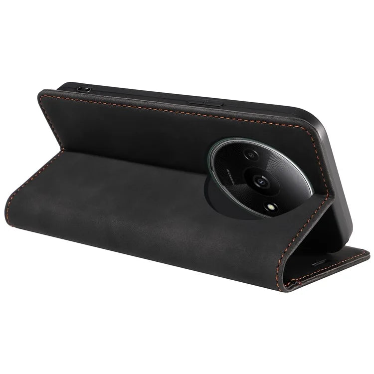 BETOPNICE 003 For Xiaomi Redmi A3 / Poco C61 4G Case RFID Blocking Wallet Leather+TPU Phone Protector