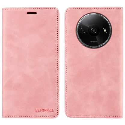 BETOPNICE 003 For Xiaomi Redmi A3 / Poco C61 4G Case RFID Blocking Wallet Leather+TPU Phone Protector